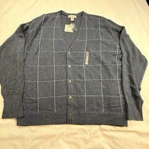 Cypress Links Men's 2XL Cardigan Sweater NWT